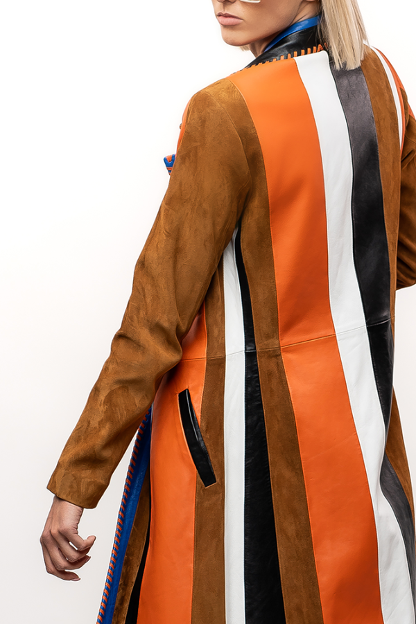 Classic striped coat - Image 3