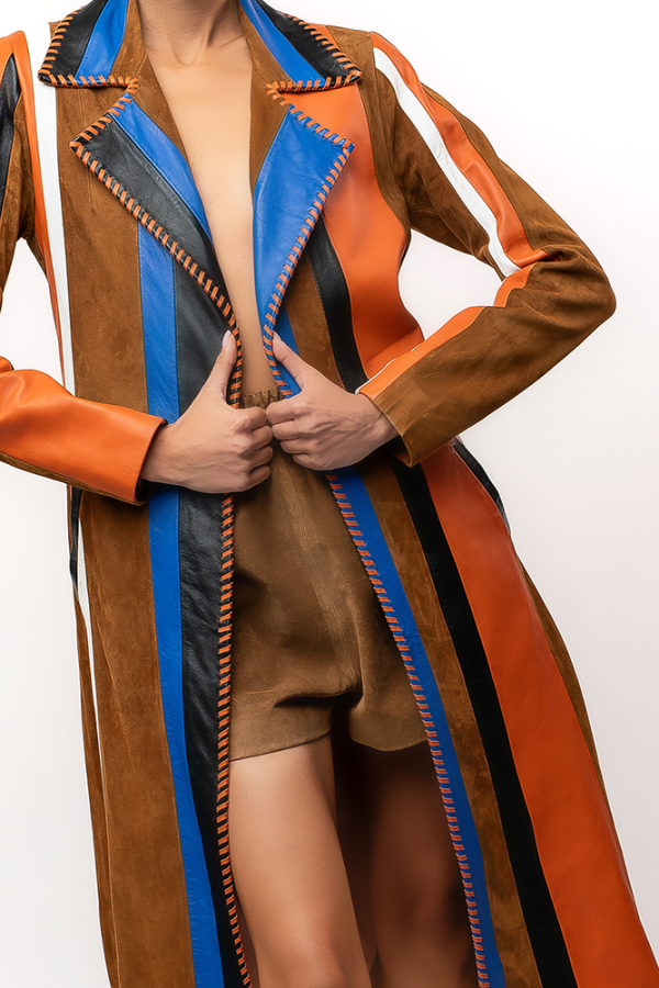 Classic striped coat - Image 6