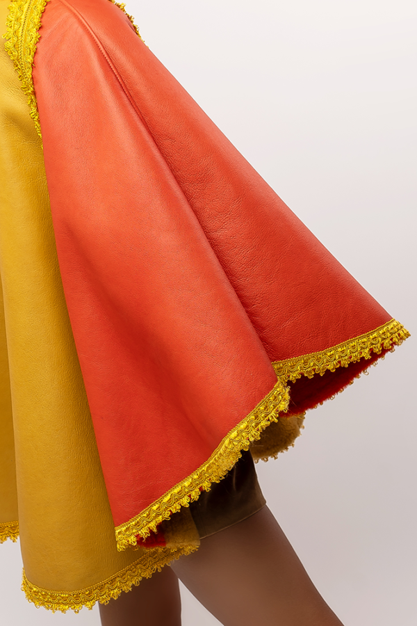 Poncho de piel suave - Imagen 5