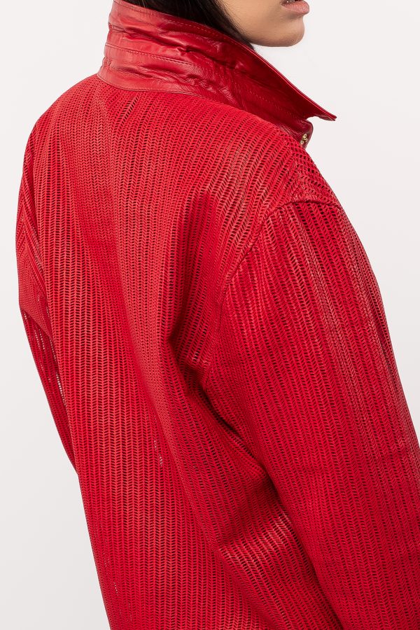 Camisa de cuero roja - Imagen 6